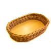 Brotkorb aus brauner Weide