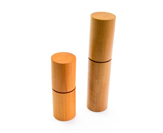 pepper mills made of pear wood
