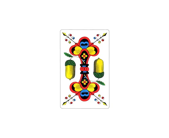 Old German Style Playing Card
